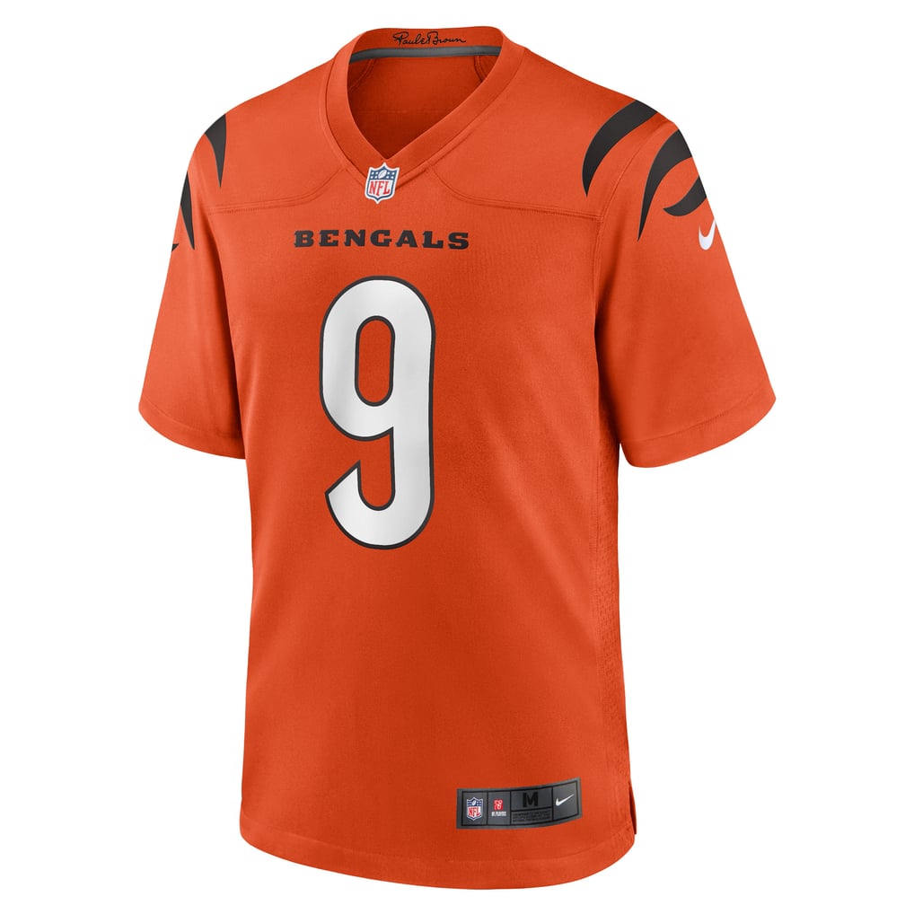 Joe Burrow #9 Bengals Orange NFL Shop reference