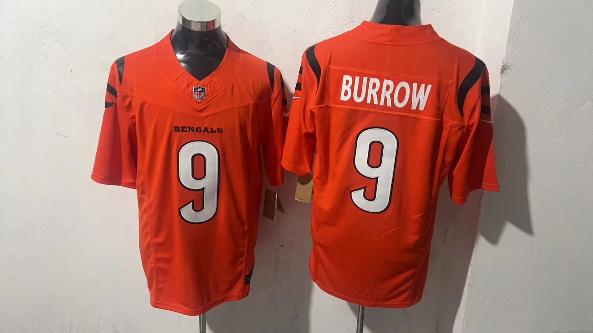 Bengals Orange supplier front and back