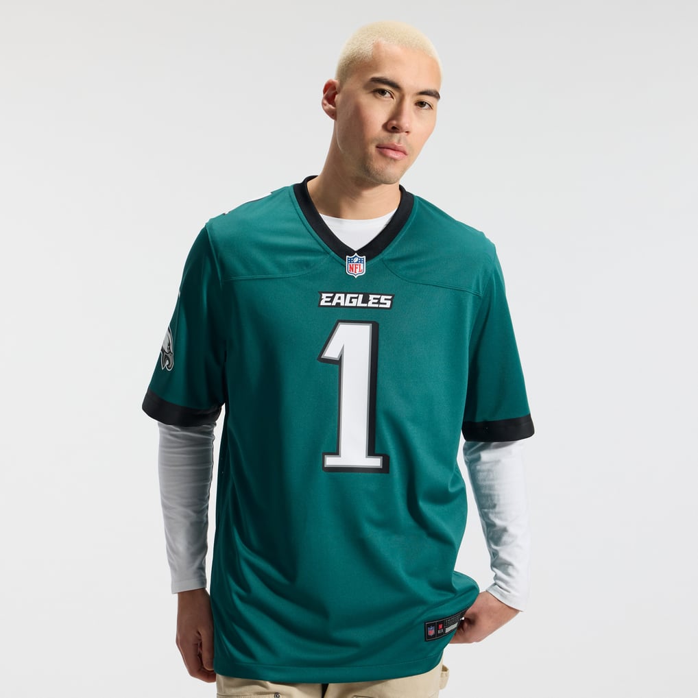 Jalen Hurts #1 Philadelphia Eagles Jersey Midnight Green