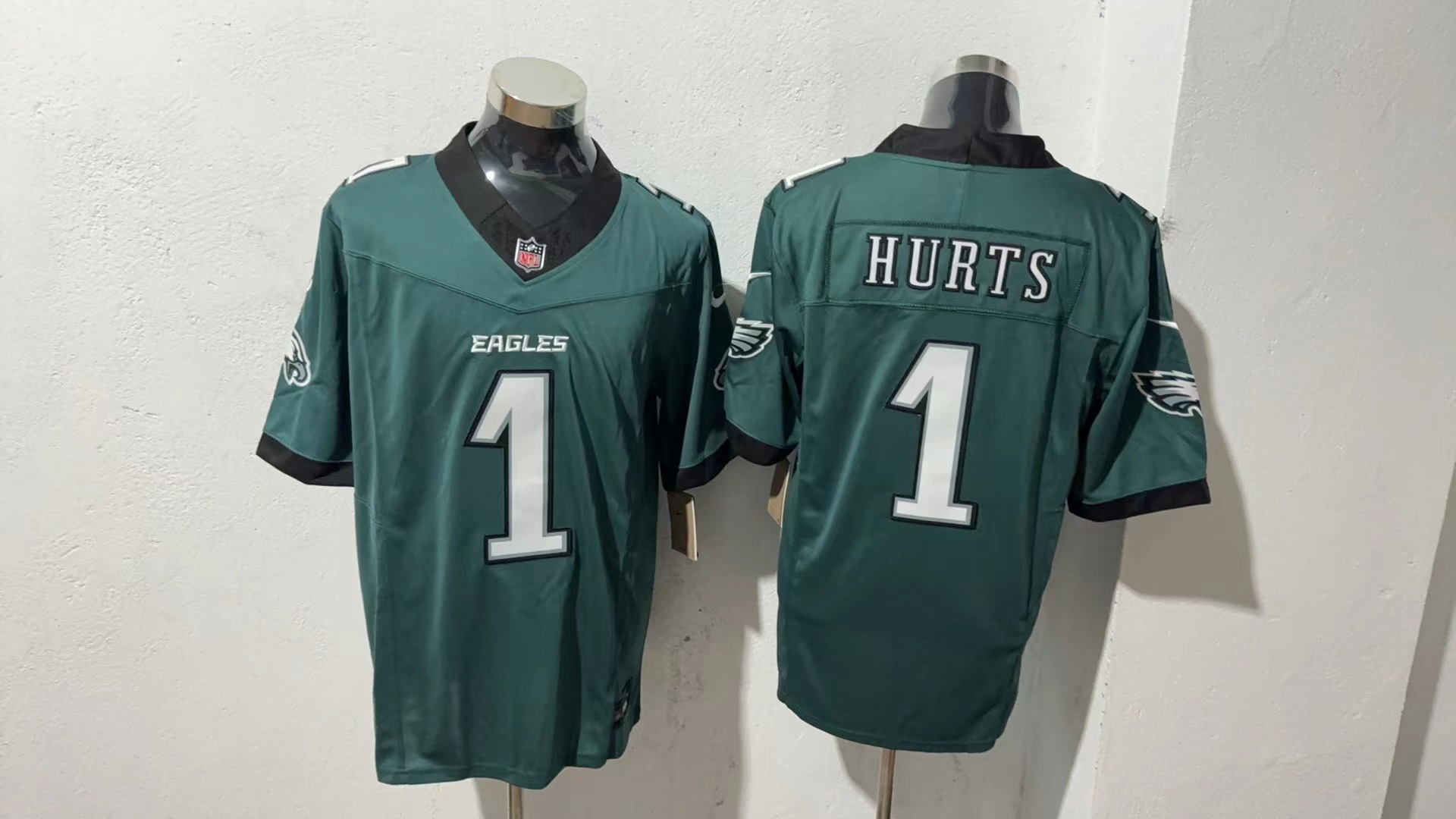 Jalen Hurts #1 Philadelphia Eagles Jersey Midnight Green