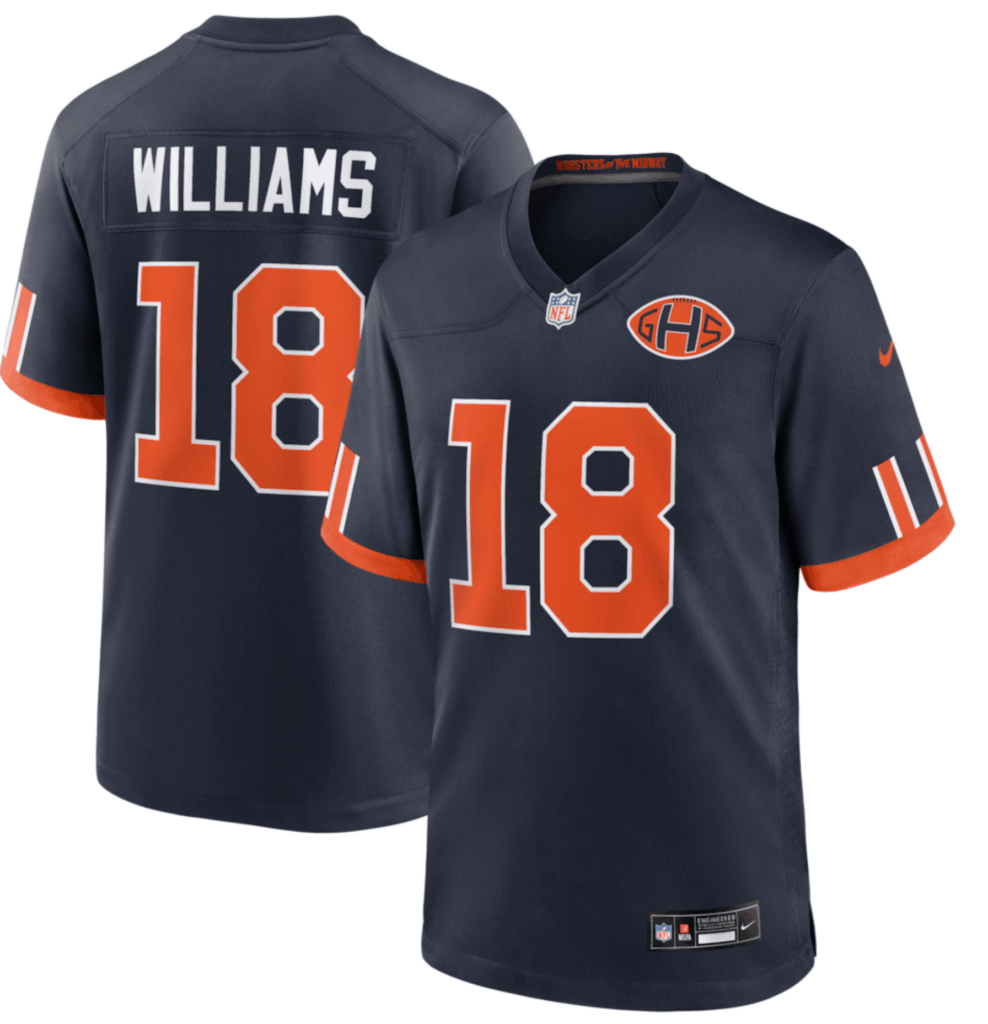 Caleb Williams Chicago Bears 2026 Rivalries Collection Game Jersey