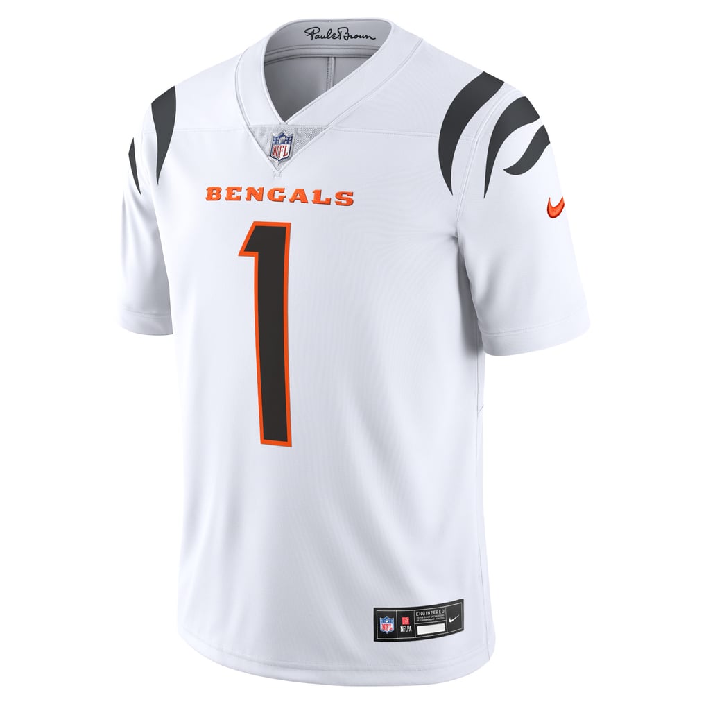 Ja’Marr Chase #1 Cincinnati Bengals White Away Jersey — NFL Shop reference