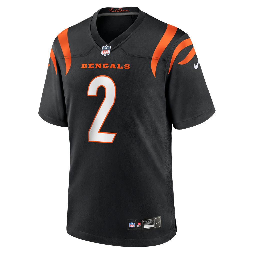 Evan McPherson #2 Cincinnati Bengals Black Home Jersey — NFL Shop reference