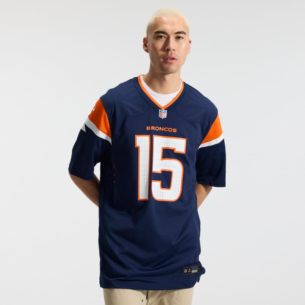 Nik Bonitto #15 Denver Broncos Navy Alternate Jersey — NFL Shop reference