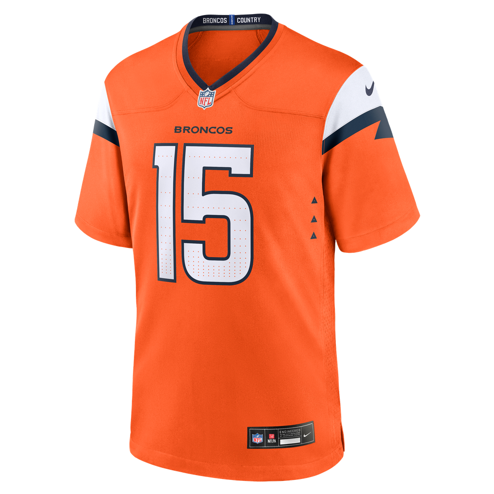 Nik Bonitto #15 Denver Broncos Orange Home Jersey — NFL Shop reference