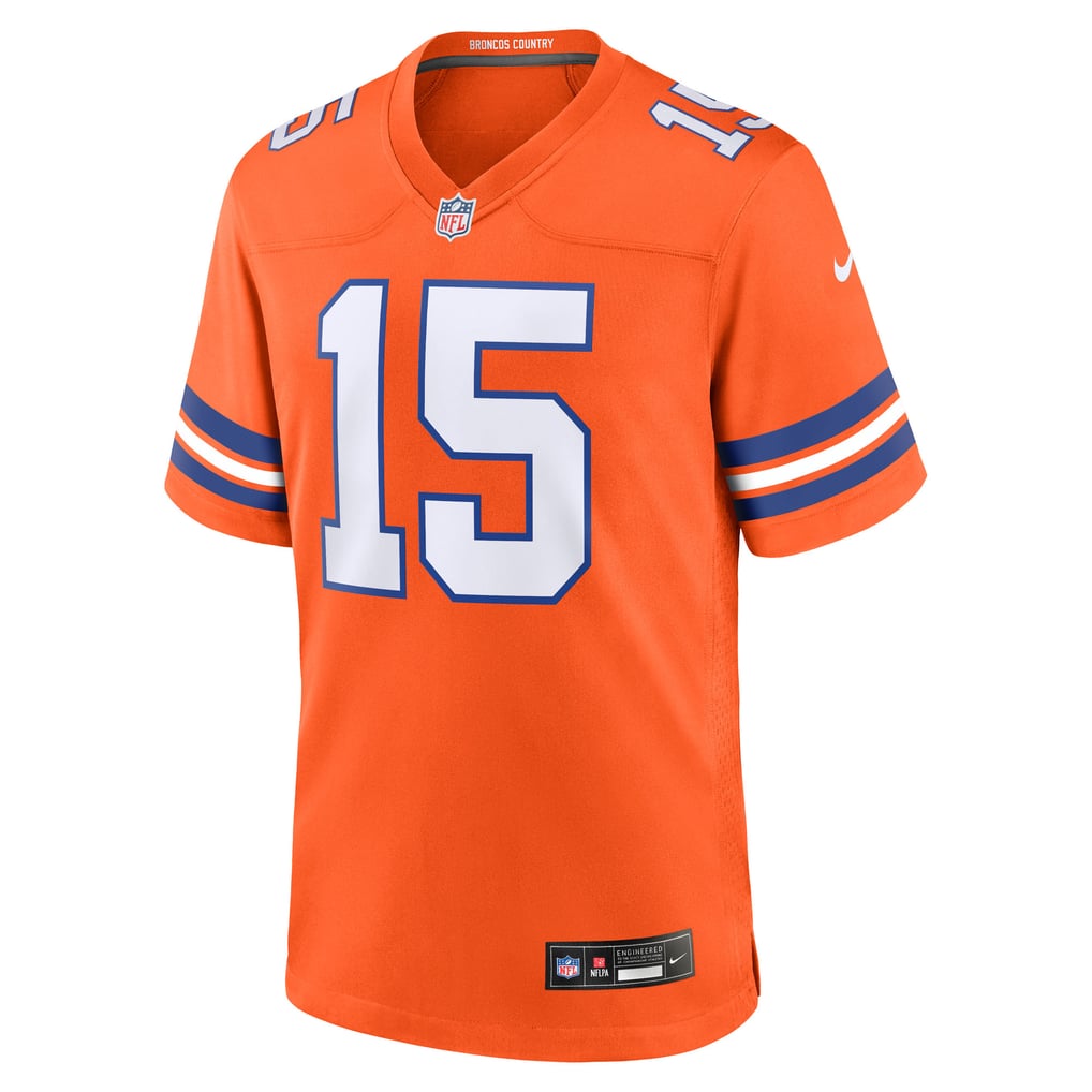 Nik Bonitto #15 Denver Broncos Orange 1977 Throwback Jersey — NFL Shop reference