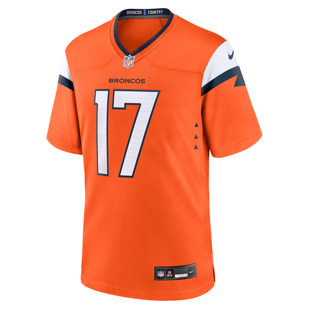 Jaylen Waddle #17 Denver Broncos Orange Home Jersey — NFL Shop reference