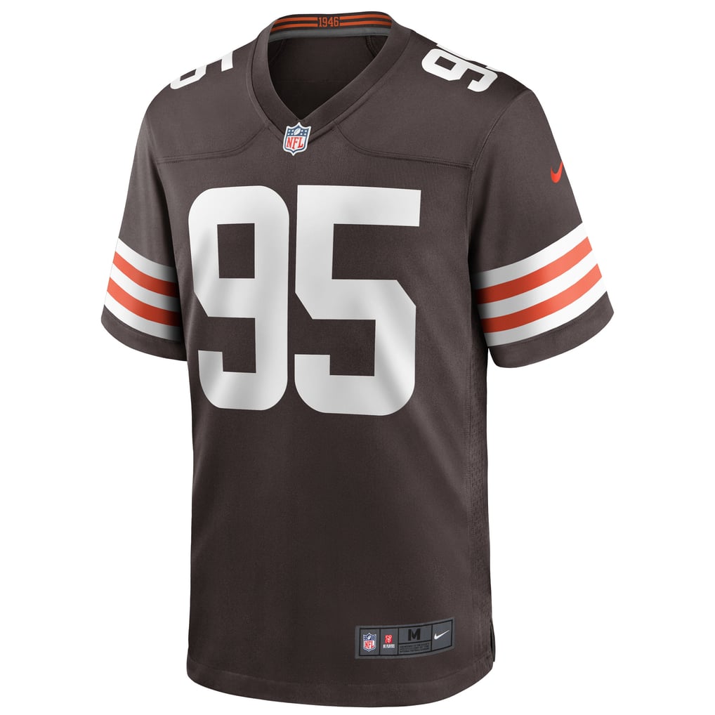 Myles Garrett #95 Cleveland Browns Brown Home Jersey — NFL Shop reference
