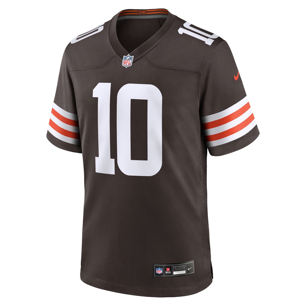 Quinshon Judkins #10 Cleveland Browns Brown Home Jersey — NFL Shop reference