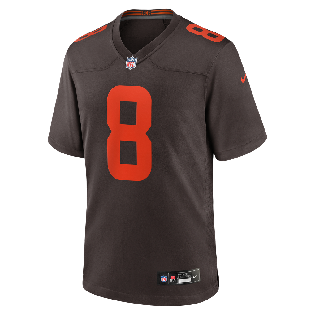 Jared Verse #8 Cleveland Browns Brown Alternate Jersey — NFL Shop reference