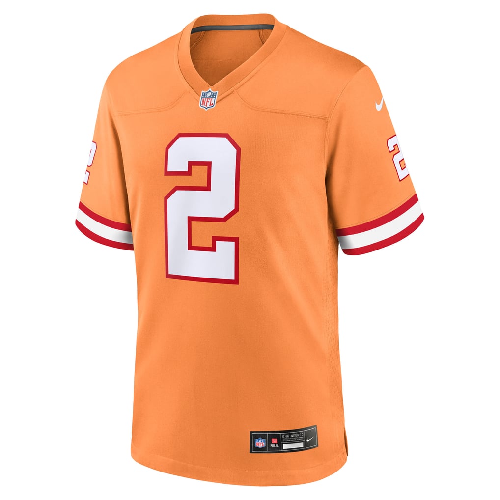 Emeka Egbuka #2 Tampa Bay Buccaneers Orange Throwback Jersey — NFL Shop reference