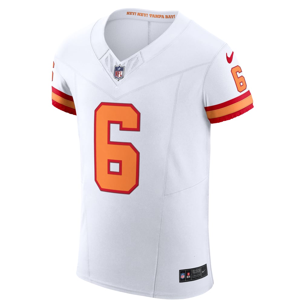 Baker Mayfield #6 Tampa Bay Buccaneers White 76 Throwback Jersey — NFL Shop reference