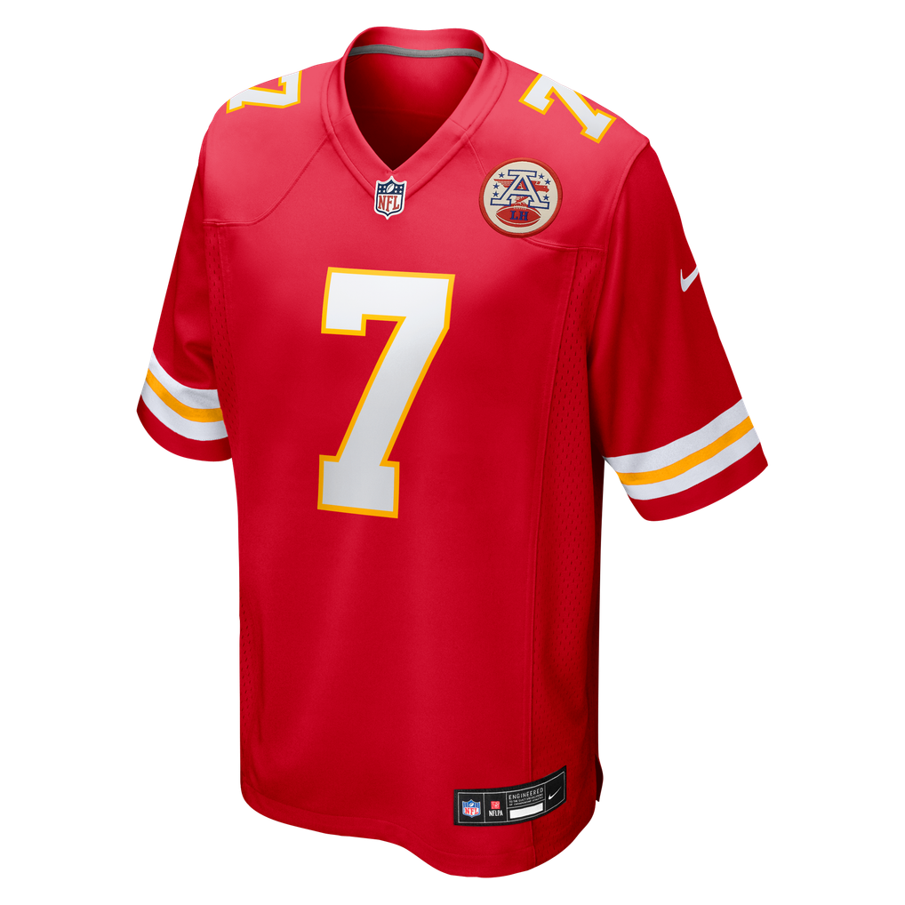 Harrison Butker #7 Kansas City Chiefs Red Home Jersey — NFL Shop reference