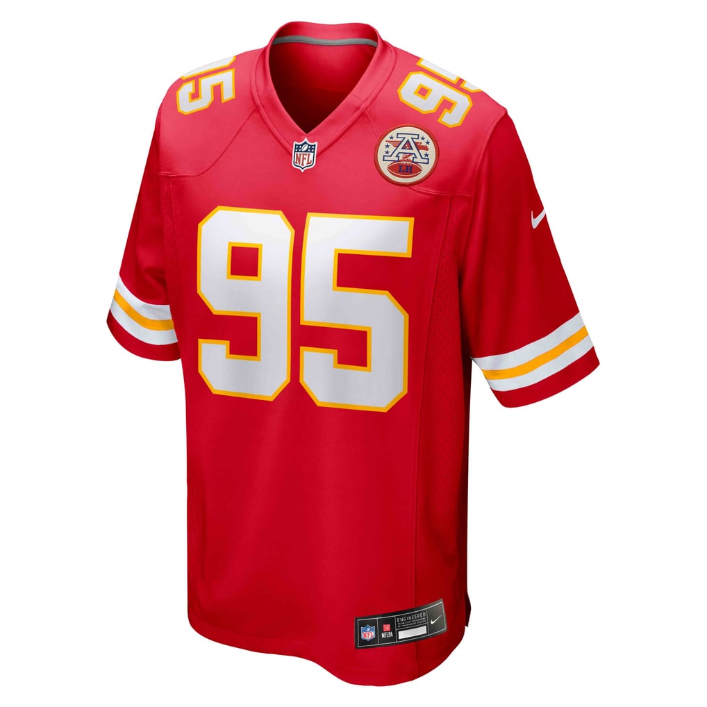 Chris Jones #95 Kansas City Chiefs Red Home Jersey — NFL Shop reference