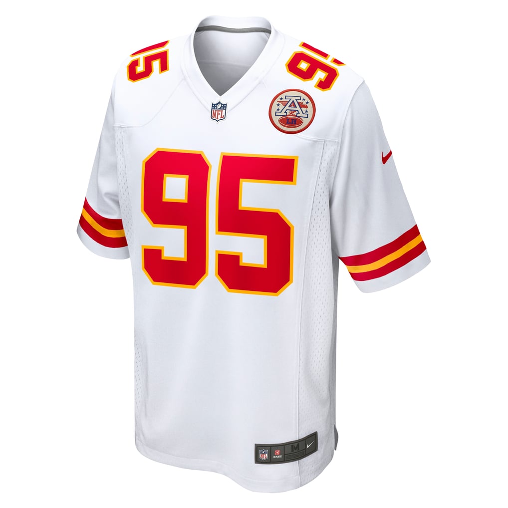 Chris Jones #95 Kansas City Chiefs White Away Jersey — NFL Shop reference