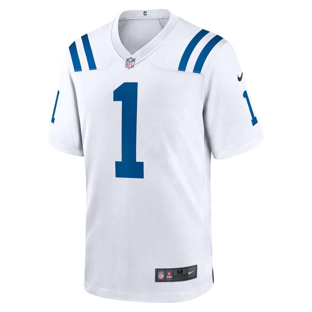 Sauce Gardner #1 Indianapolis Colts White Away Jersey — front
