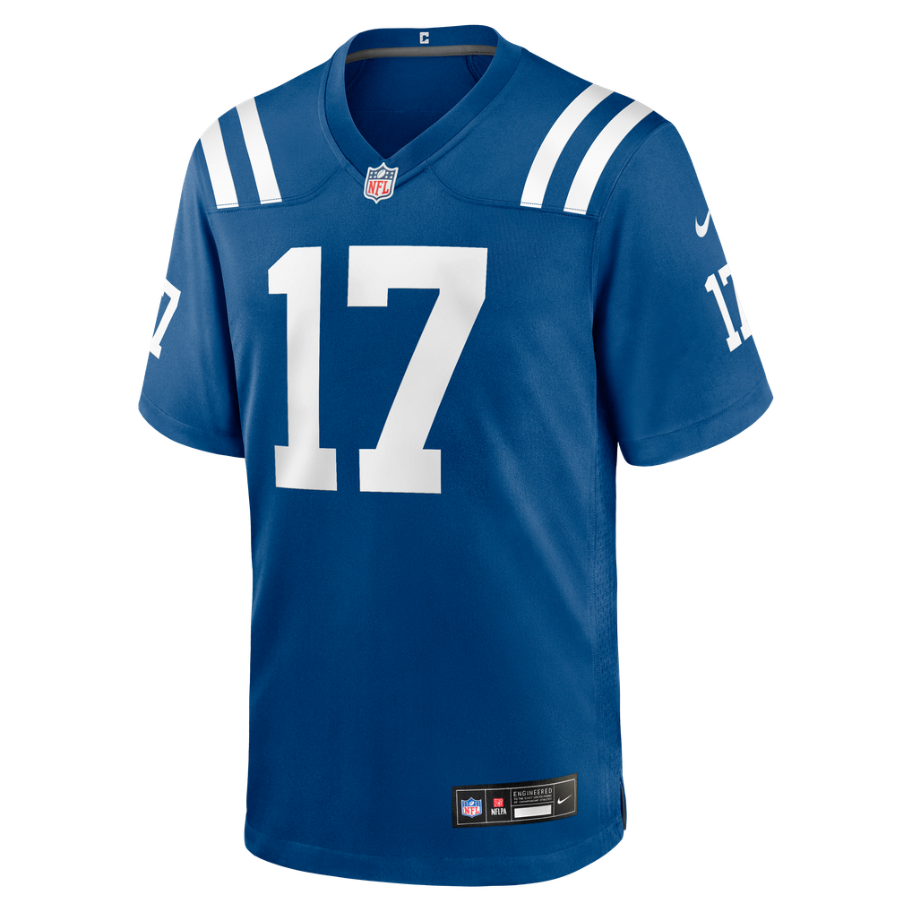 Daniel Jones #17 Indianapolis Colts Royal Home Jersey — front