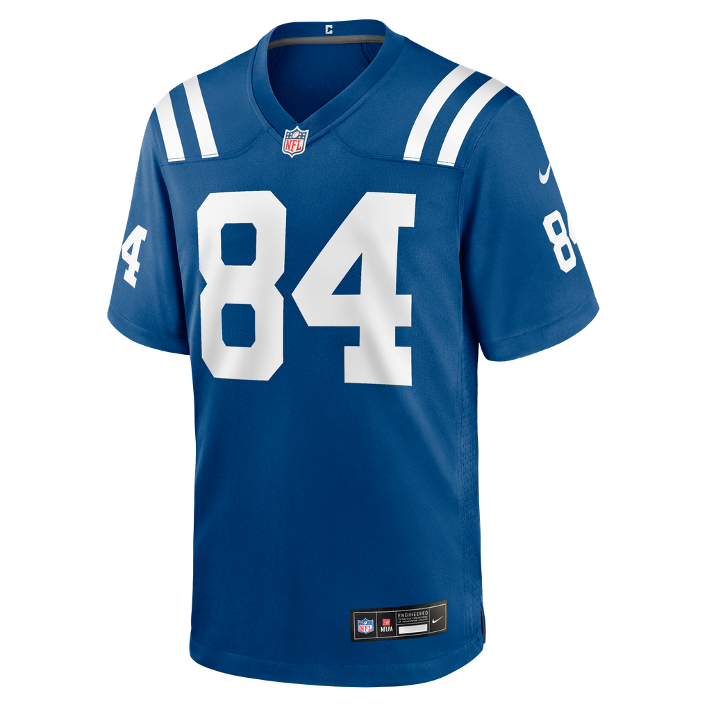 Tyler Warren #84 Indianapolis Colts Royal Home Jersey — front