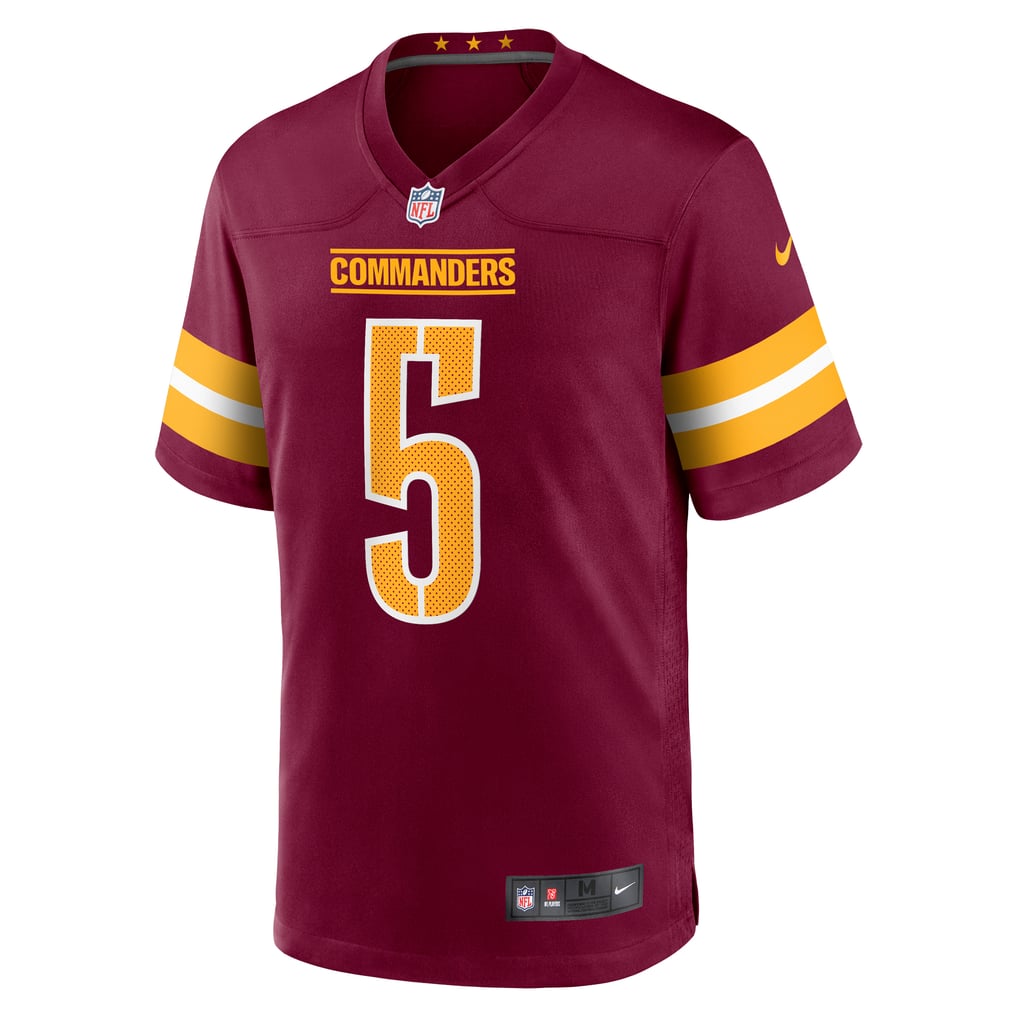 Jayden Daniels #5 Washington Commanders Burgundy Home Jersey — NFL Shop reference