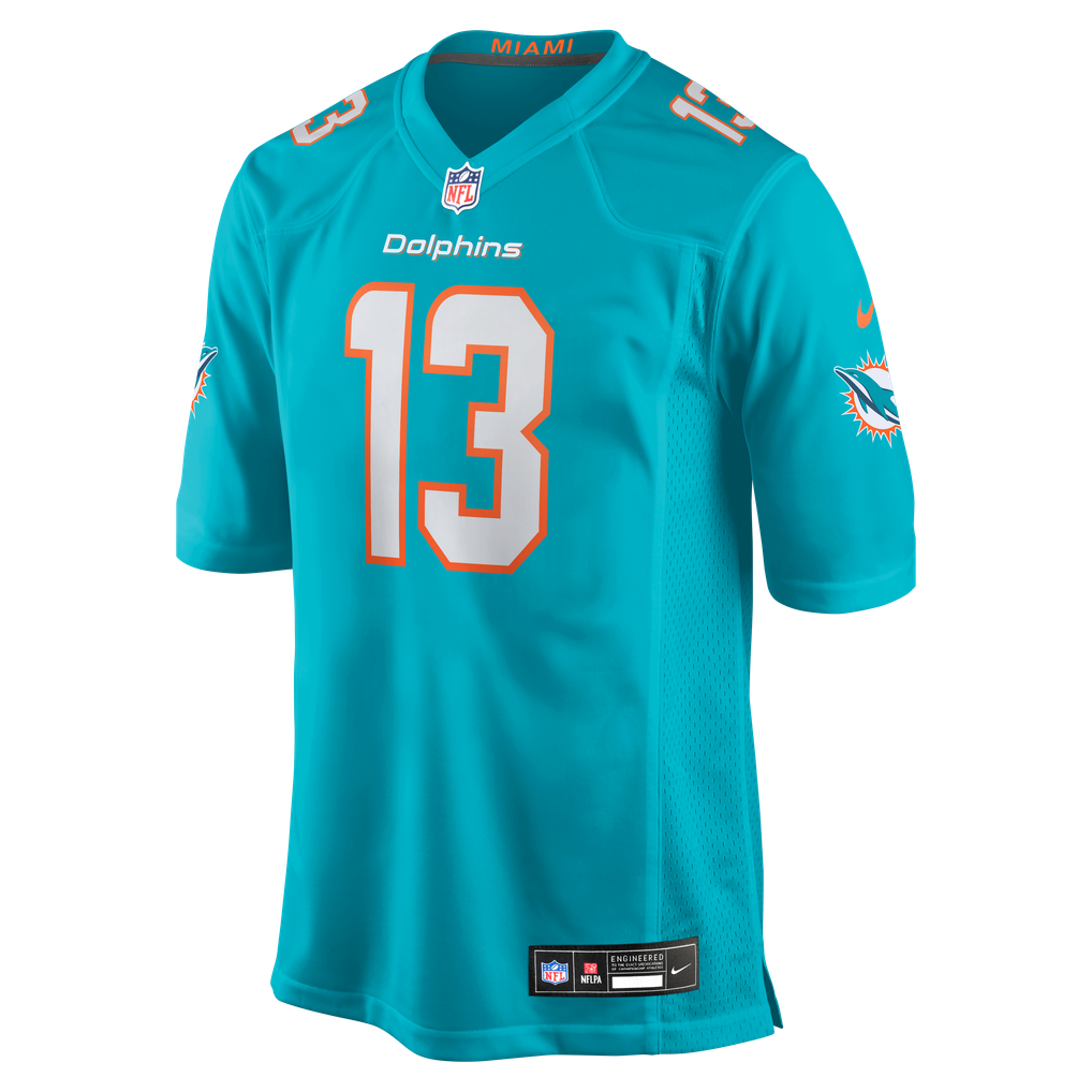 Dan Marino #13 Miami Dolphins Aqua Team Jersey — NFL Shop reference