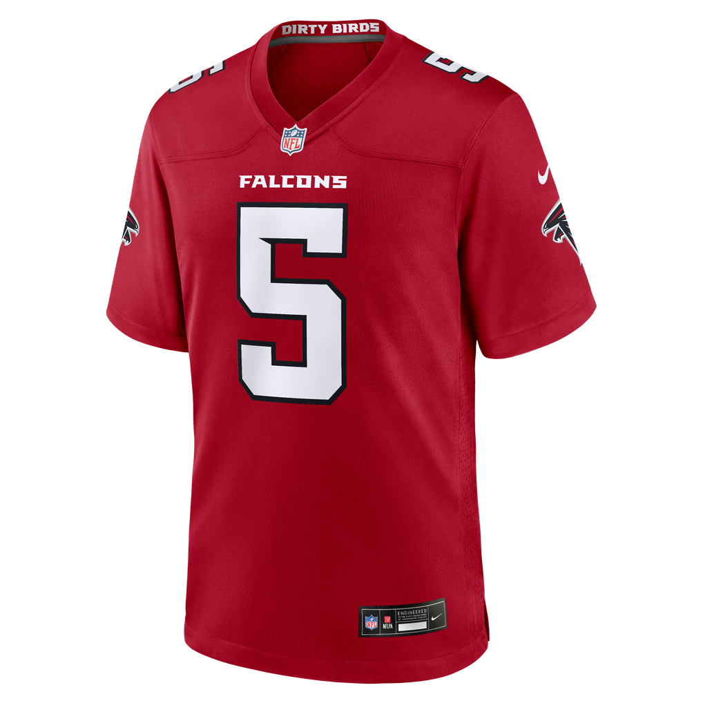 Drake London #5 Atlanta Falcons Red Home Jersey — NFL Shop reference