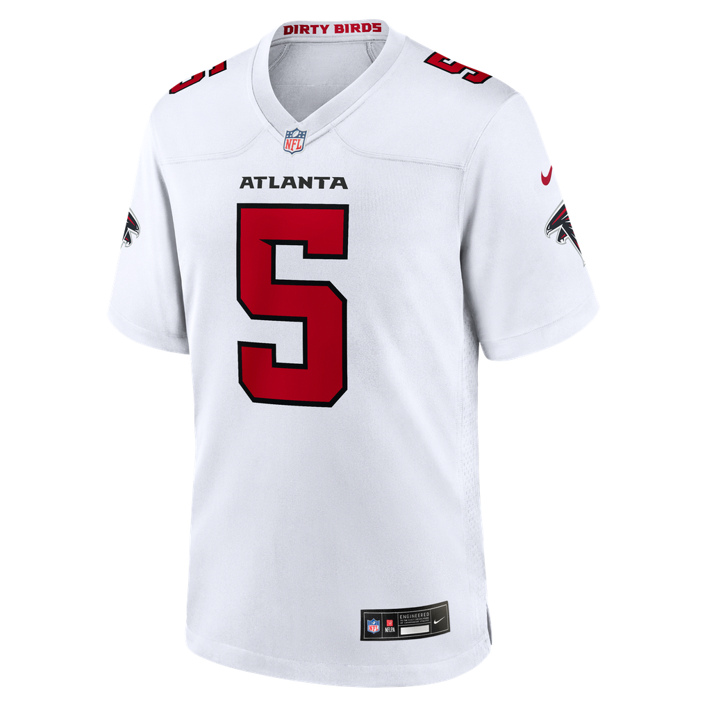 Drake London #5 Atlanta Falcons White Away Jersey — NFL Shop reference
