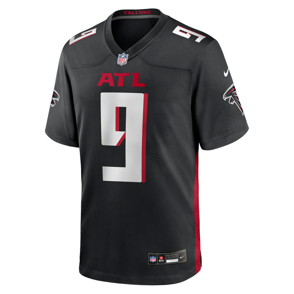 Michael Penix Jr. #9 Atlanta Falcons Black ATL Jersey — NFL Shop reference