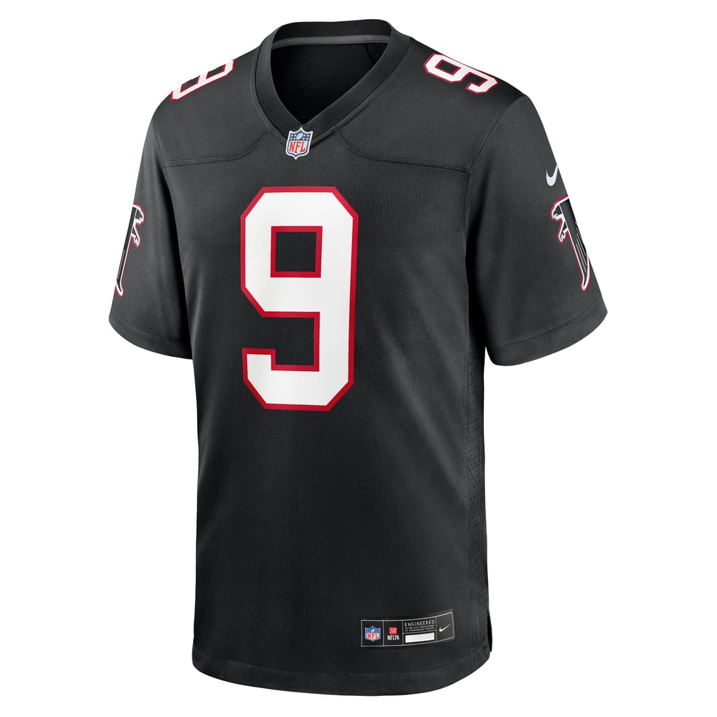 Michael Penix Jr. #9 Atlanta Falcons Black Throwback Jersey — NFL Shop reference