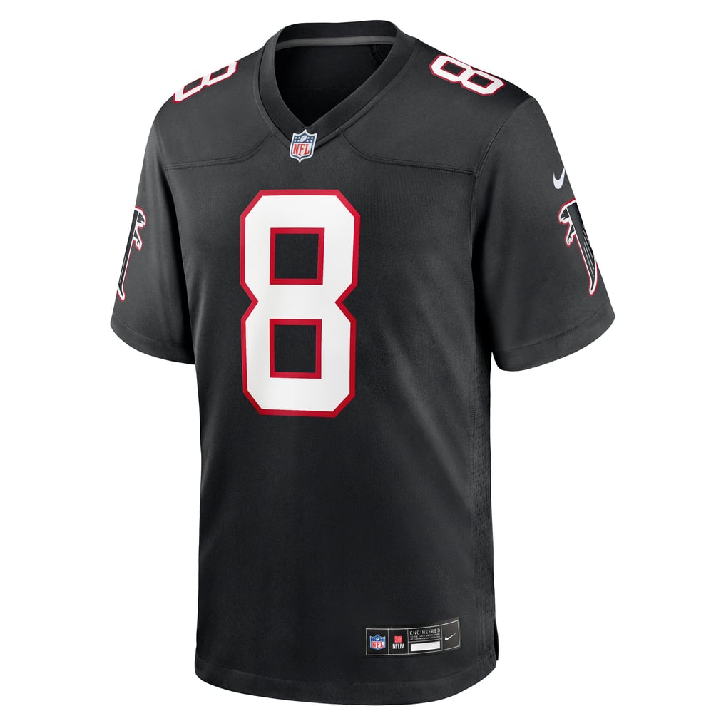 Kyle Pitts Sr. #8 Atlanta Falcons Black Throwback Jersey — NFL Shop reference