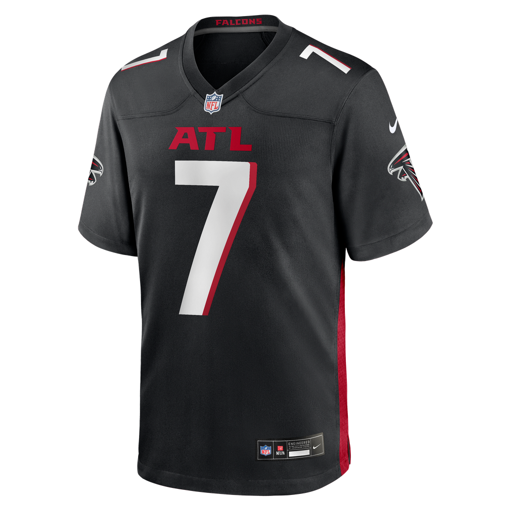 Bijan Robinson #7 Atlanta Falcons Black ATL Jersey — NFL Shop reference