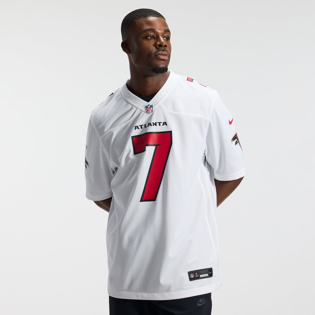 Bijan Robinson #7 Atlanta Falcons White Away Jersey — NFL Shop reference