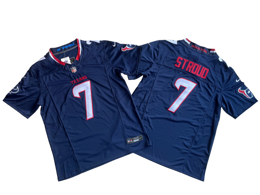 C.J. Stroud #7 Houston Texans Navy - actual supplier photo