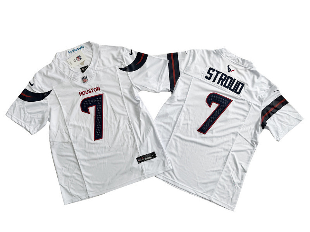 C.J. Stroud #7 Houston Texans White - actual supplier photo