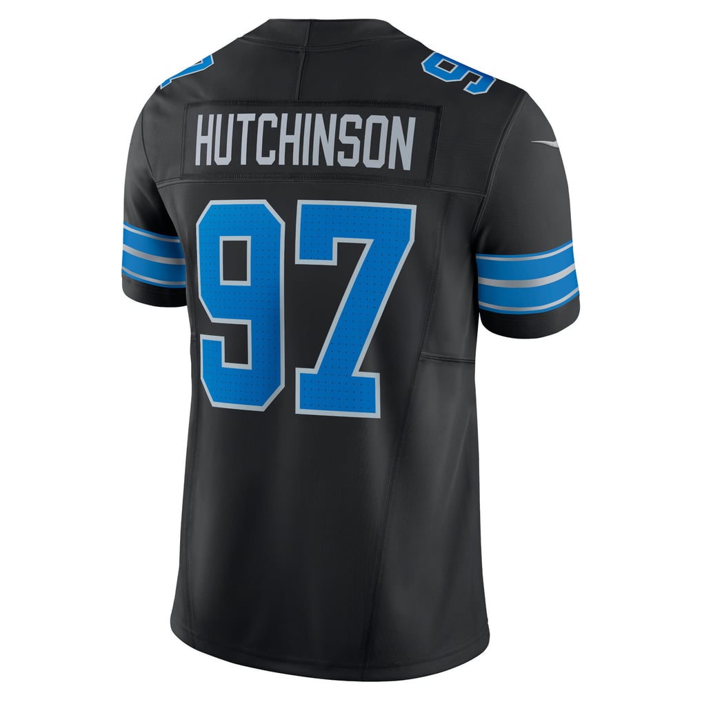 Aidan Hutchinson #97 Detroit Lions — Black — back