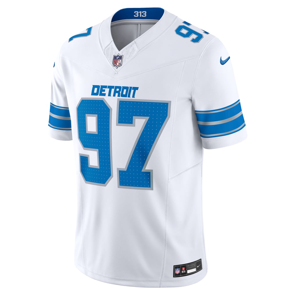 Aidan Hutchinson #97 Detroit Lions — White — front
