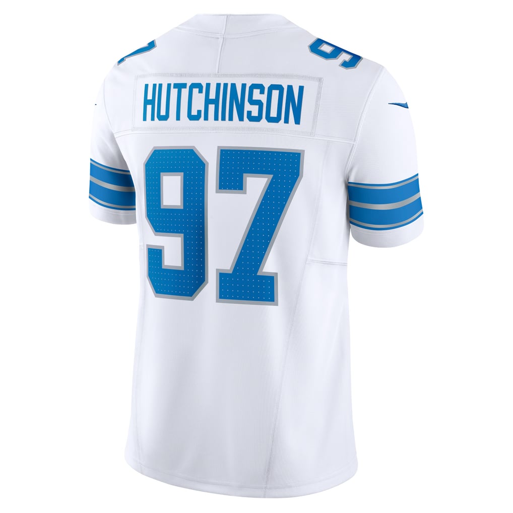 Aidan Hutchinson #97 Detroit Lions — White — back