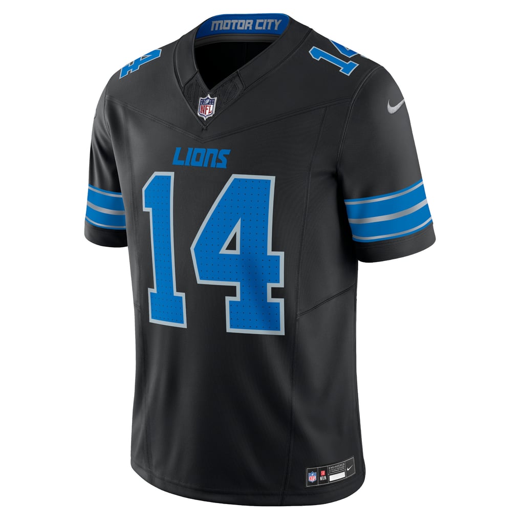 Amon-Ra St. Brown #14 Detroit Lions — Black — front