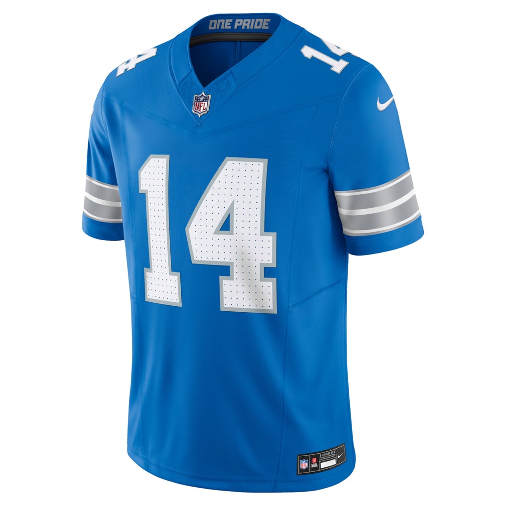 Amon-Ra St. Brown #14 Detroit Lions — Blue — front