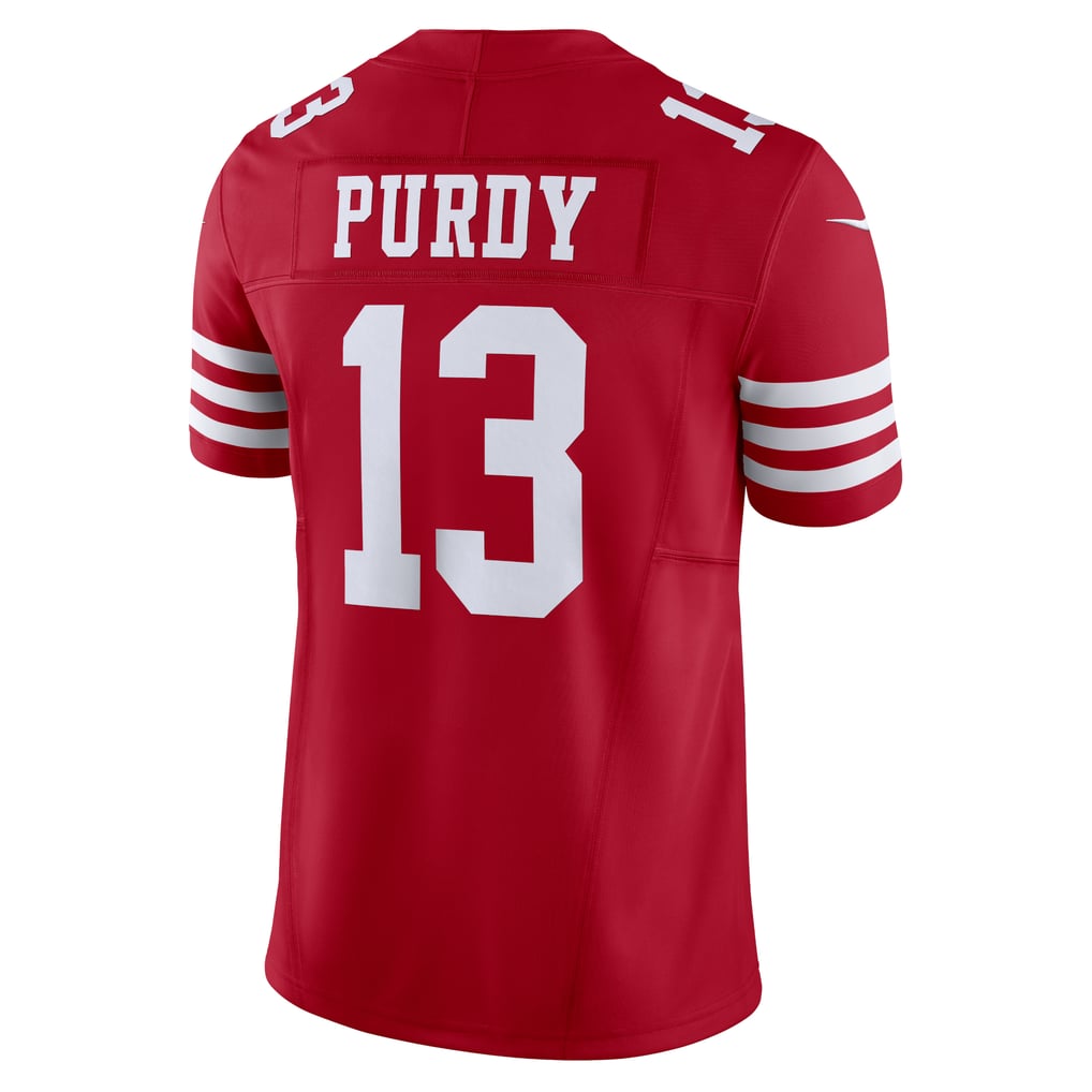 Brock Purdy #13 San Francisco 49ers — Red — back