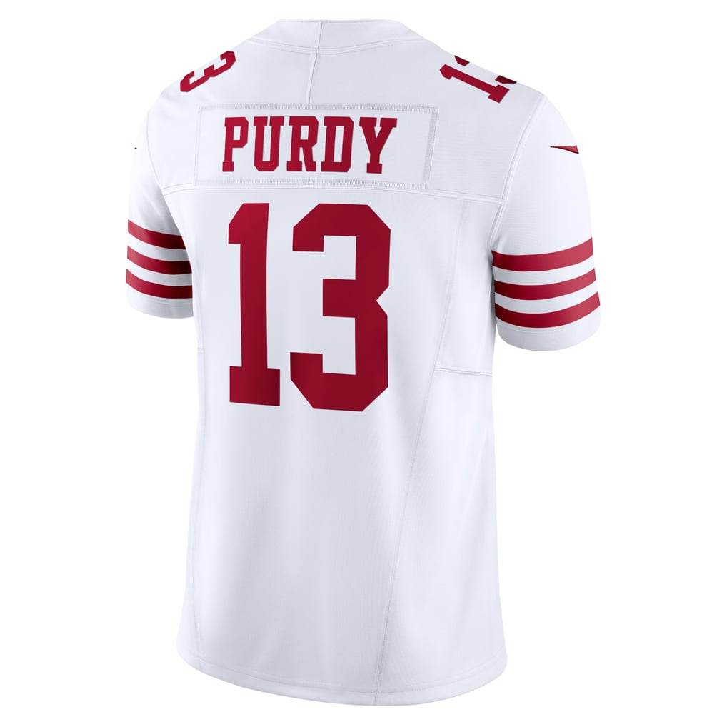 Brock Purdy #13 San Francisco 49ers — White — back