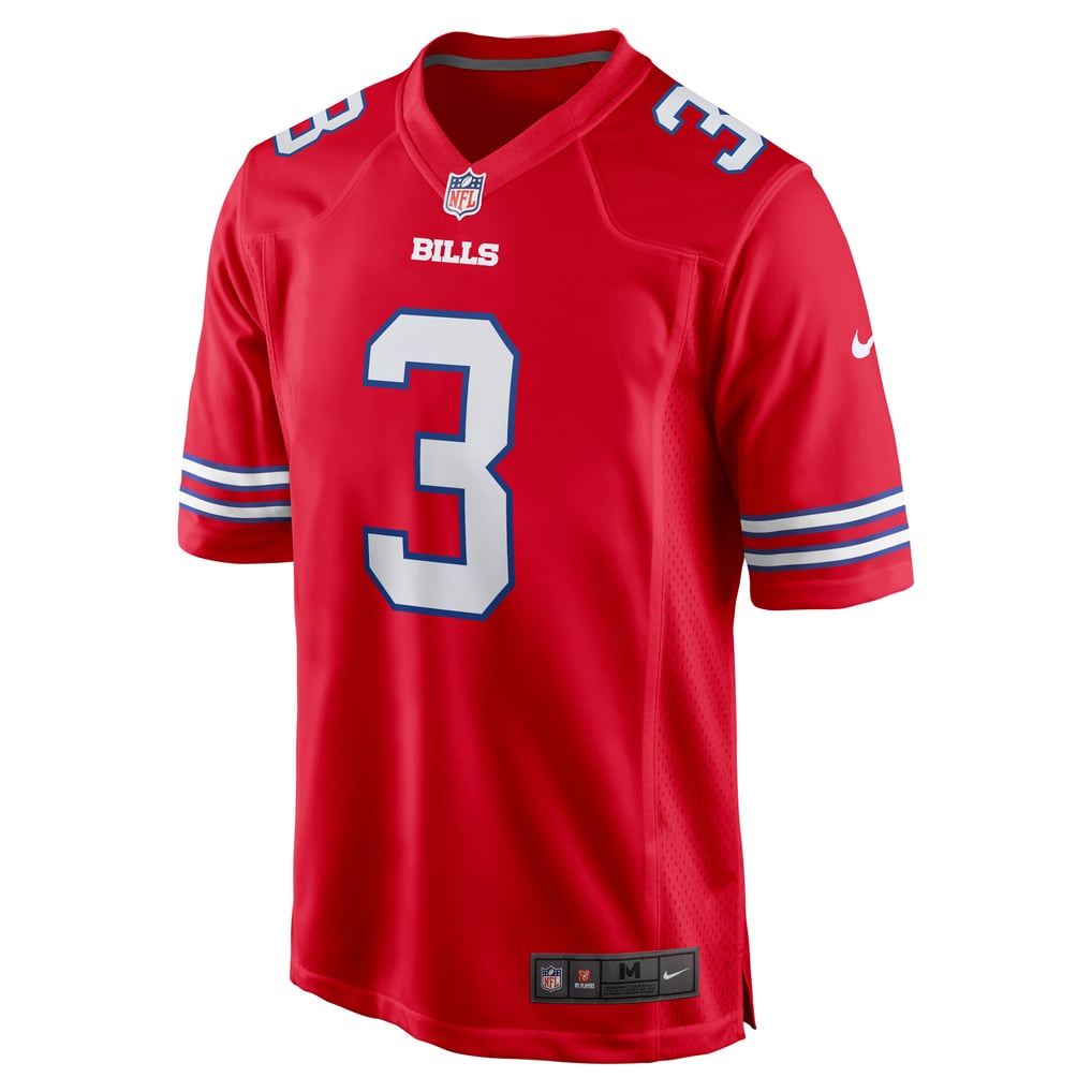 Damar Hamlin #3 Buffalo Bills Red Alternate Jersey - front reference