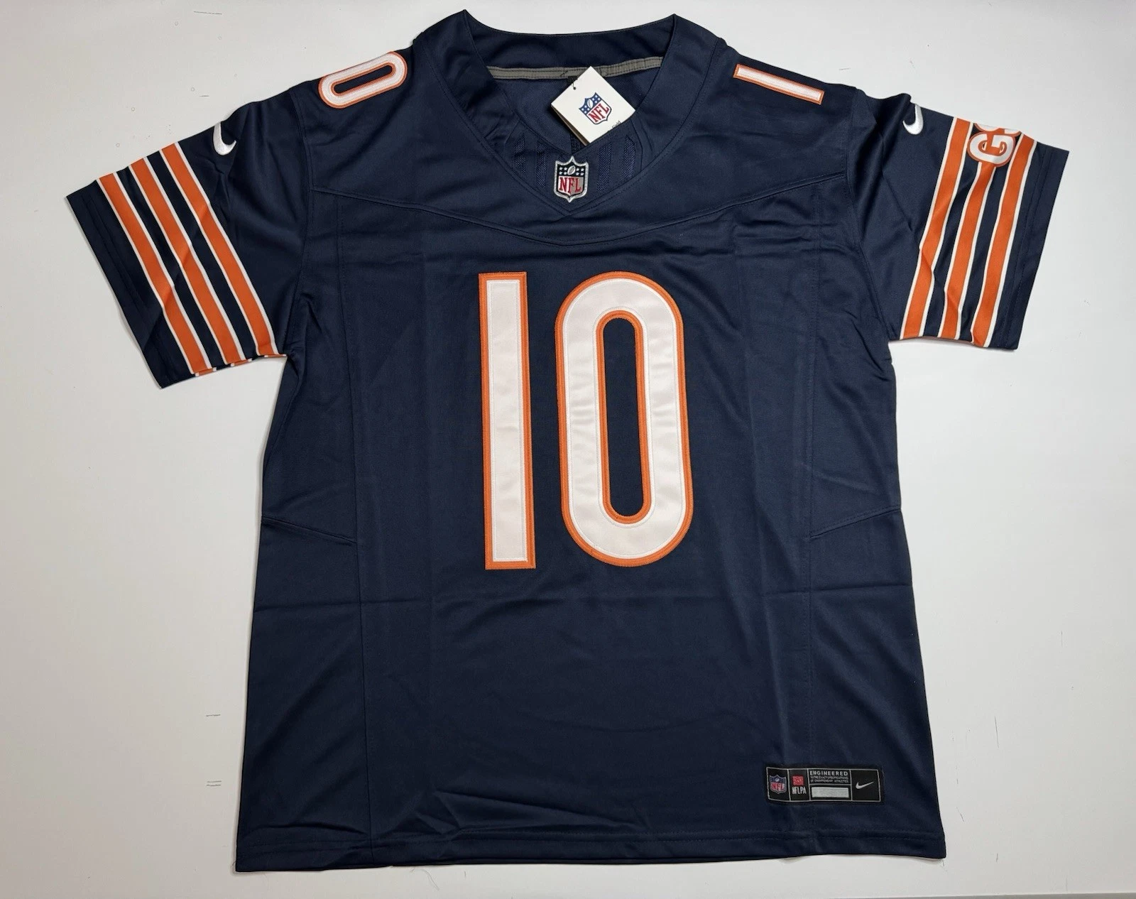 Luther Burden III #10 Chicago Bears Navy Home Jersey - actual product photo 1