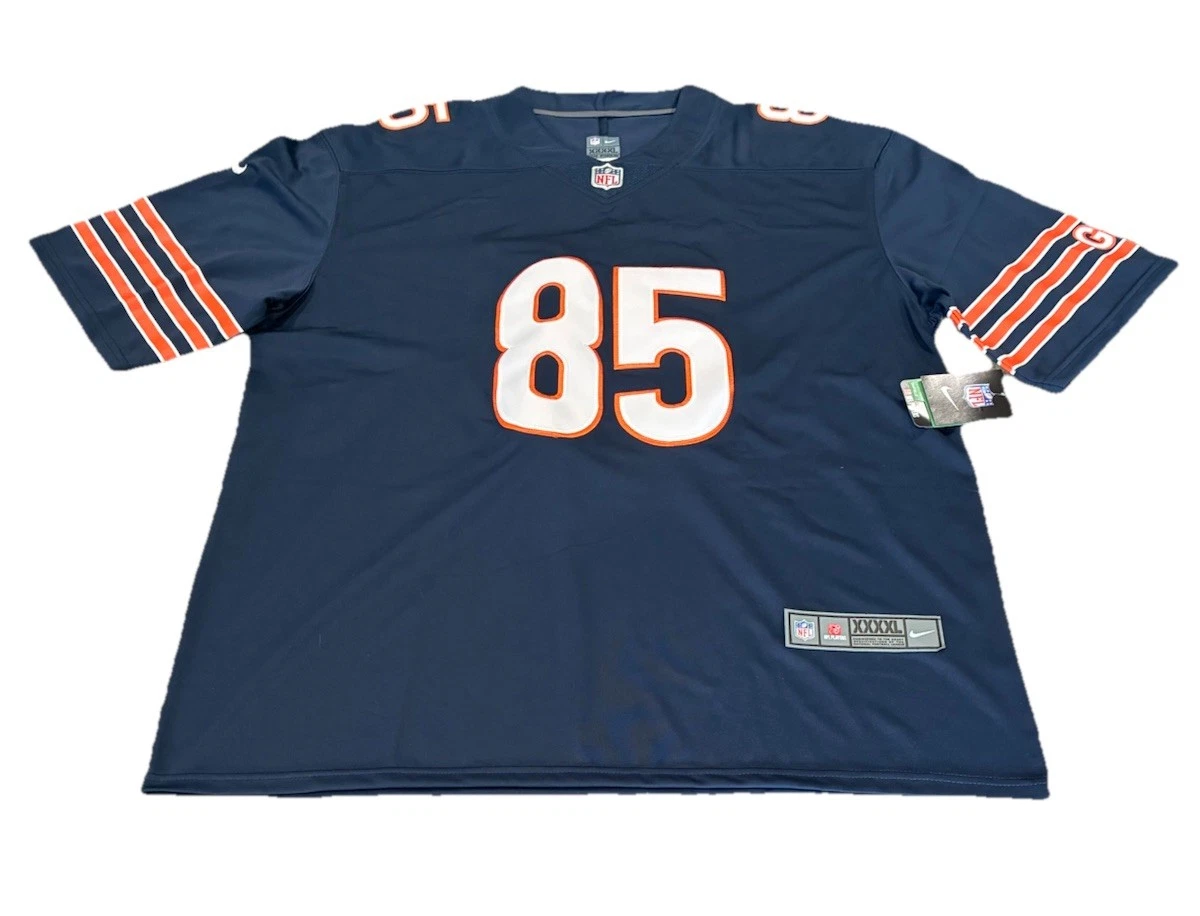 Cole Kmet #85 Chicago Bears Navy Home Jersey - actual product photo 1