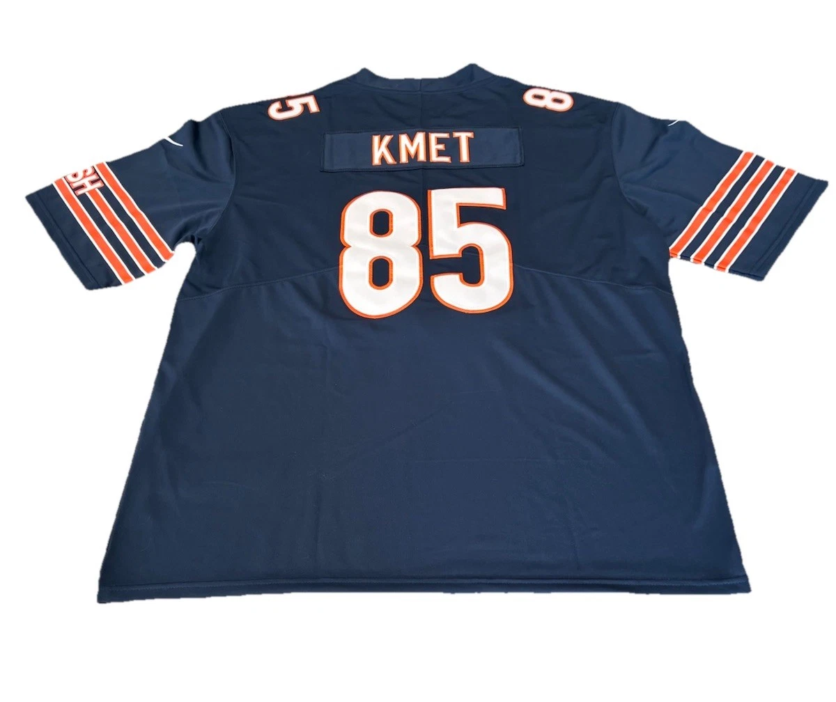 Cole Kmet #85 Chicago Bears Navy Home Jersey - actual product photo 2