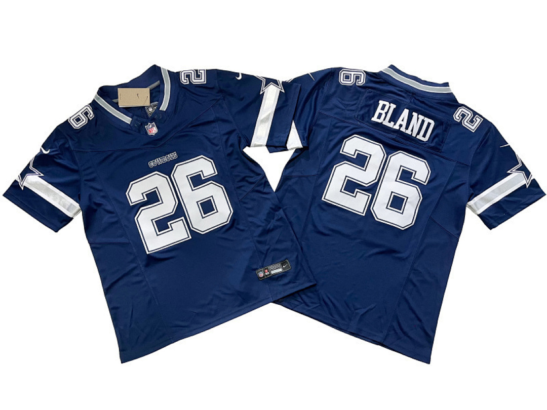 DaRon Bland #26 Dallas Cowboys Navy Jersey - actual product photo 1