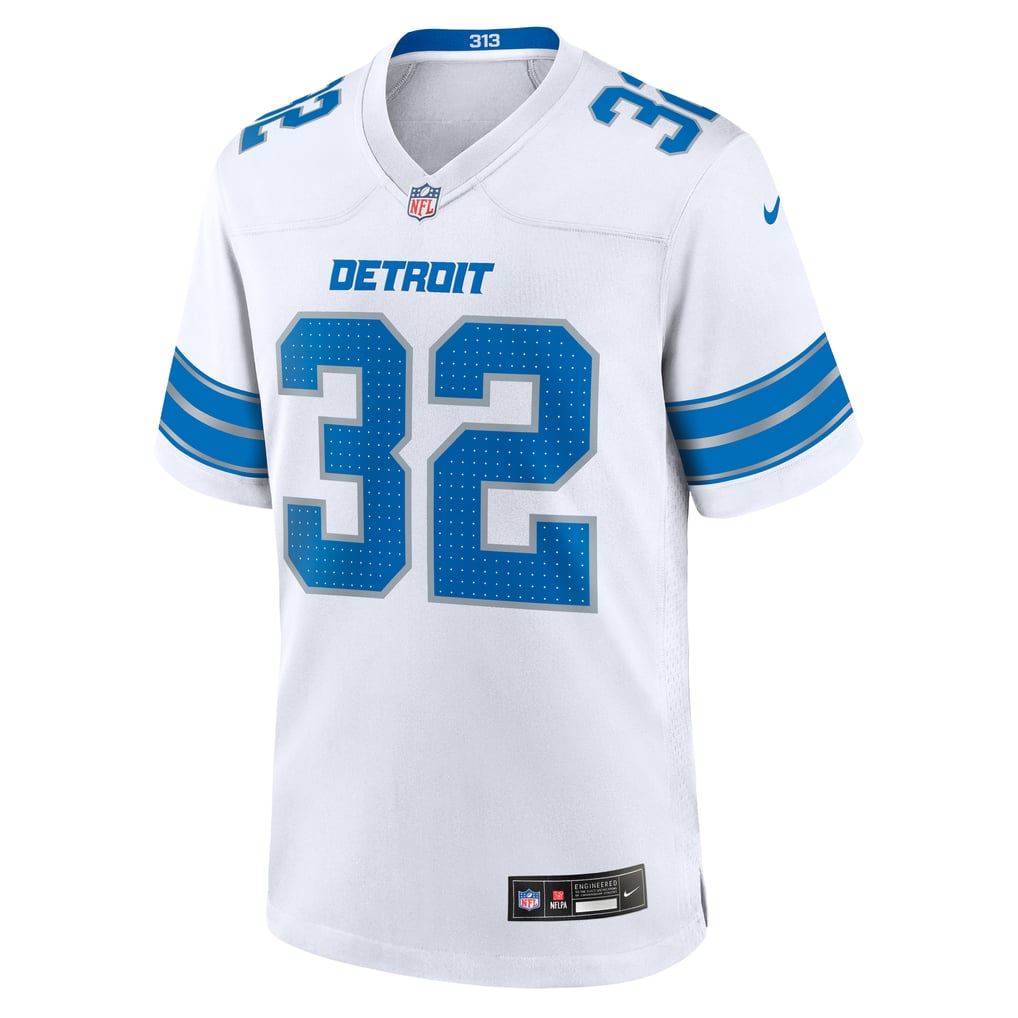 Brian Branch #32 Detroit Lions White Away Jersey - front reference