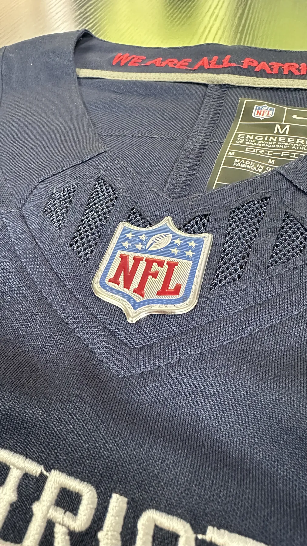 Drake Maye #10 New England Patriots Navy Home Jersey - Image 8