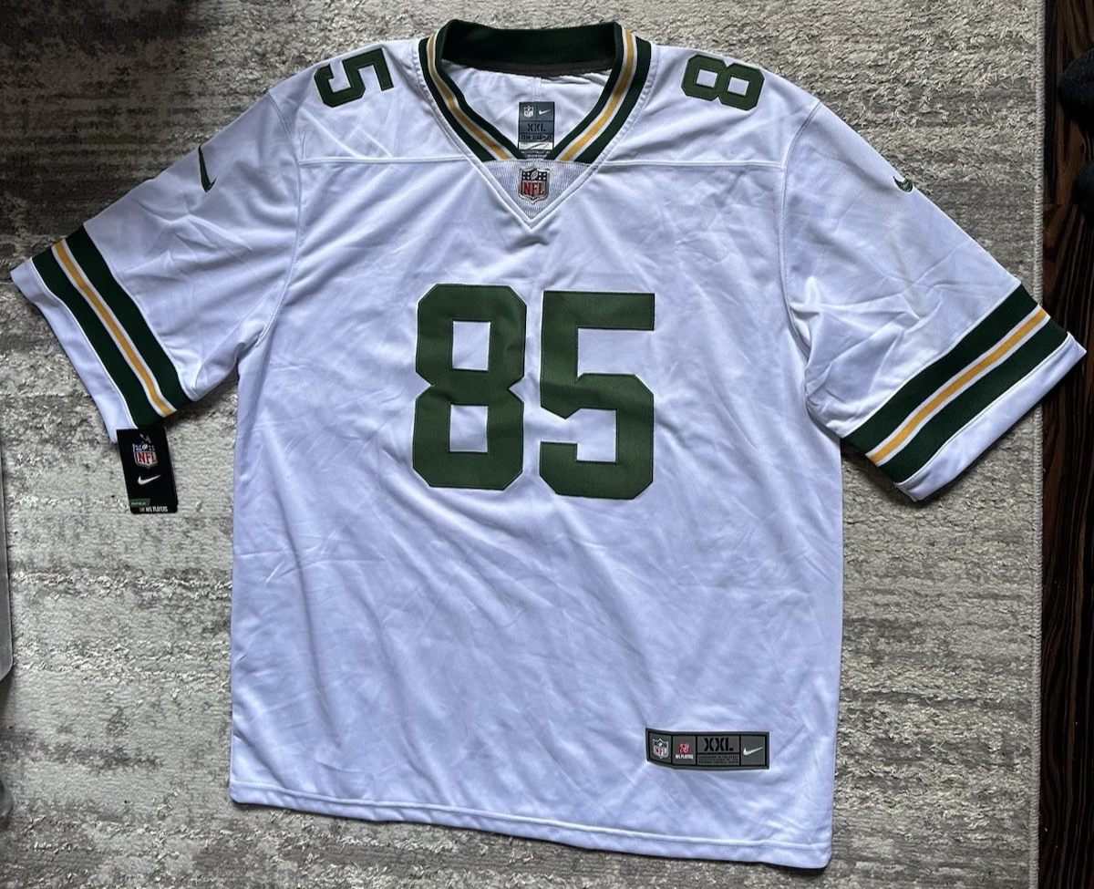 Tucker Kraft #85 Green Bay Packers White Away Jersey - actual product photo 1