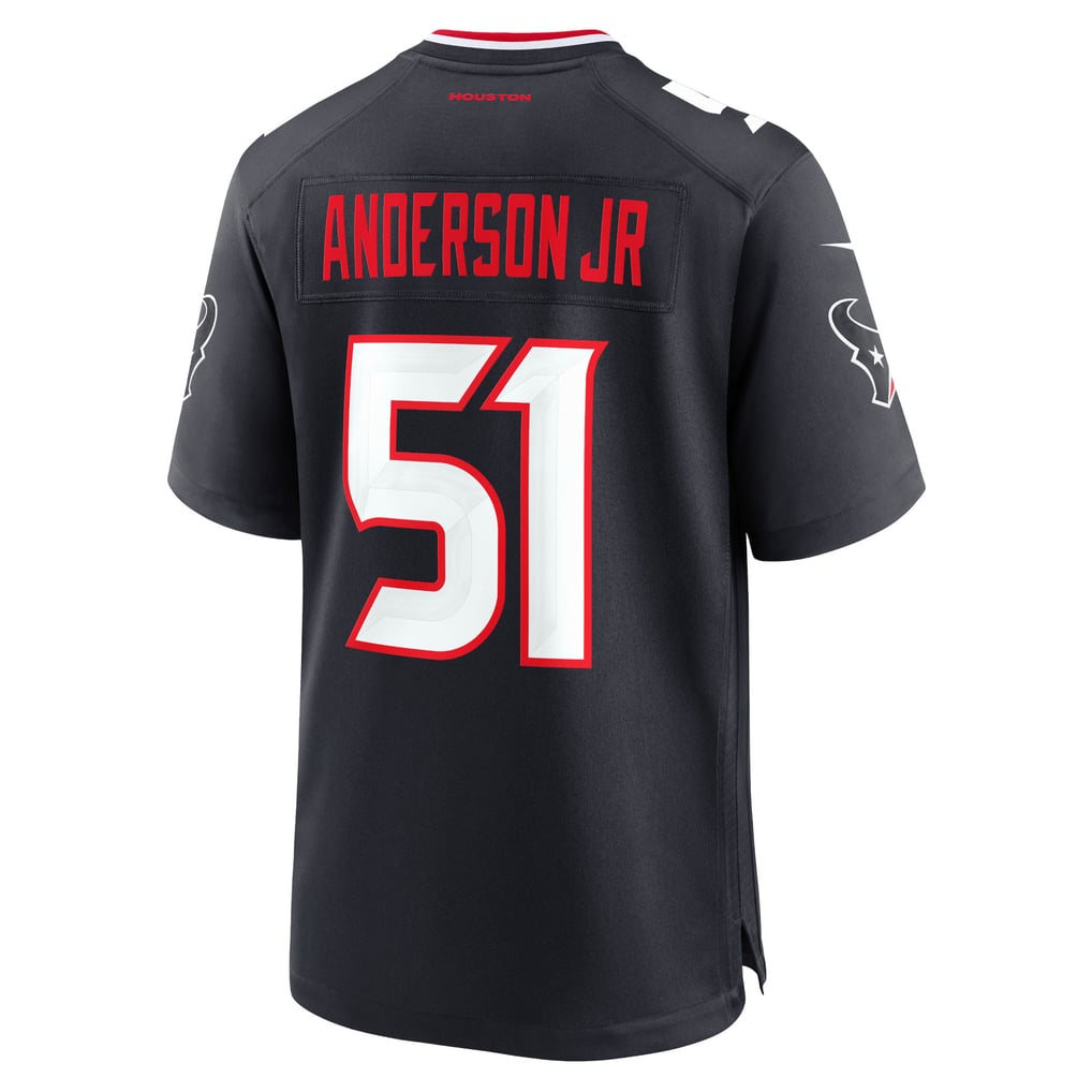 Will Anderson Jr. #51 Houston Texans Navy Home Jersey - back reference