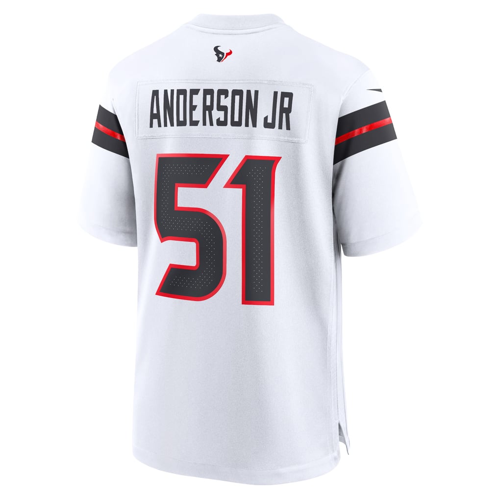 Will Anderson Jr. #51 Houston Texans White Away Jersey - back reference